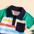 thumbnail image 3 of B91xZ T-Shirts Graphiques pour Garçons à Col Rond Uni à Manches Courtes, Vert 2-3 Ans, 3 of 5