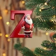 thumbnail image 1 of Vaidha 26 Letters Christmas Tree Decoration Pendant Christmas Tree Ornaments Personalized DIY Christmas Ornaments Christmas Decoration Xmas Tree Hanging Decor Feature, 1 of 5