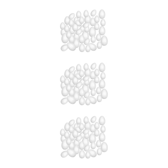 Xinxinyy 1/2/3/5 Bulk Pack of 100 Easter Egg Craft Painting Hanging Ornaments Childrens Parties 5080 100 120mm 50x 3PCS