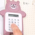 thumbnail image 2 of Cute Caculatators Caculatator Student Calculator Portable Calculator Mini Calculator Portable Calculator Cute Bear Style 8 Digit Calculator Mini Cartoon Calculator For Girl, 2 of 5