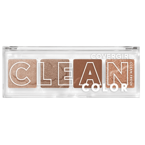 COVERGIRL Clean Eye Color, Clean and Vegan Formula Without Talc, Mineral Oil, Paraben and Fragrance, Highly Pigmented Eyeshadow, 100% Cruelty-Free