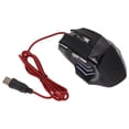 thumbnail image 2 of Souris de Jeu, Souris Filaire Contrôle Précis Design Ergonomique Rétroéclairage RVB pour la Maison pour le Bureau pour le Jeu, 2 of 7