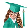 thumbnail image 2 of MIASHUI Kids Kindergarten Graduation Caps with Tassel Preschool Uniform Accessories,Green,M, 2 of 4