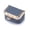 Blue, variant on TIMIFIS Mini Jewelry Case, Portable Leather Travel Jewelry Organizer with Lock for Woman Girls, Small Ring Box for Earring/Ring/Necklace/Bracelet(Black)