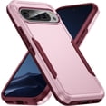 thumbnail image 1 of KOMI for Google Pixel 9 Case, [Shockproof] Military Grade Proof Protection [Fall Prevention] [Anti Fingerprint ] Rugged Protective Phone Case Cover for Google Pixel, Pink+Hot Pink, 1 of 5