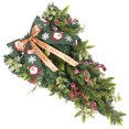 thumbnail image 2 of Christmas Staircase Bowknot Pendant Teardrop Swag Stair Railing Decorative Swag, 2 of 9