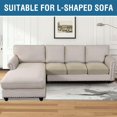 thumbnail image 4 of Super Stretch Stylish Cushions Covers/Furniture Cover Spandex Jacquard Small Checked Pattern Super Soft Slipcover Washable Individual, 4 of 9