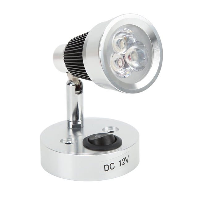 Lampe de Lecture Pivotante à DEL 90 Réglable Projecteur de VR Éclairage Intérieur pour Caravane Roulotte Bateau