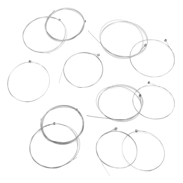 Metal Guitar Strings,2 Set Guitar Strings Guitar Strings Set Electric Guitar Strings Compact and Lightweight