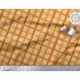 thumbnail image 2 of Soimoi Poly Georgette Fabric Check Check Print Fabric by the Yard 42 Inch Wide, 2 of 5