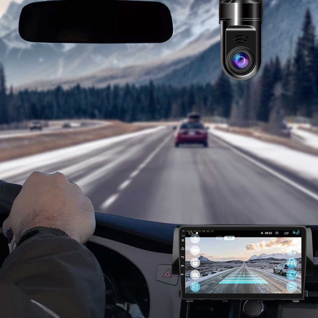 Night Vision Camera,1080P Hd 360 Rotating Mini Adas Dashcam Hd Night Vision Realistic Usb Dashcam,Usb to Mini Usb