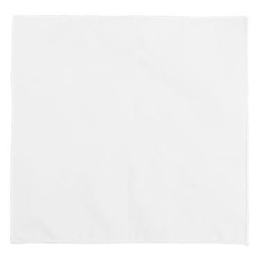 Shisuyan Sweat Absorbent Cotton Mens Handkerchief Classic 1Pack White