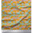 thumbnail image 1 of Soimoi Rayon Fabric Artistic Floral Print Fabric by the Yard 56 Inch Wide, 1 of 3
