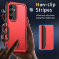 thumbnail image 3 of KOMI for Samsung Galaxy S25 Plus Case with HD Screen Protector, 10 FT Military Grade Drop Protection, Anti-Slip Phone Case, Red, 3 of 5