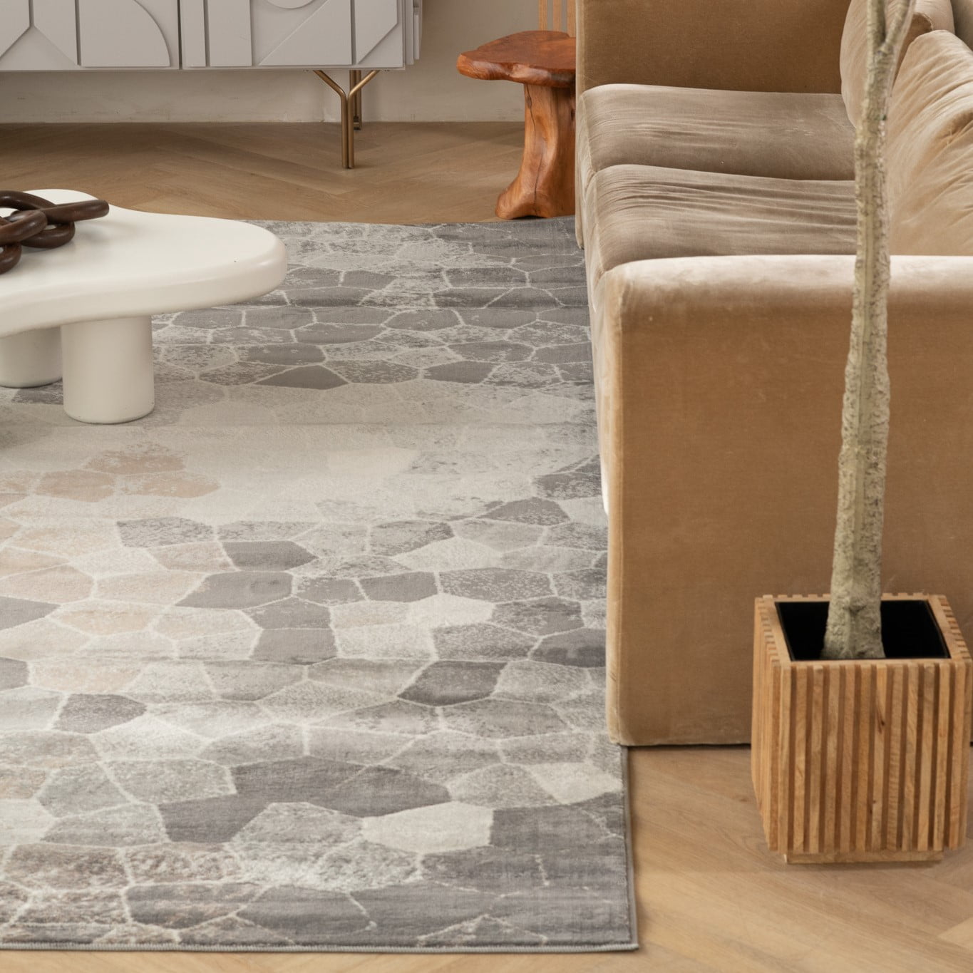 Rug Branch Havana Collection Tapis traditionnel en détresse