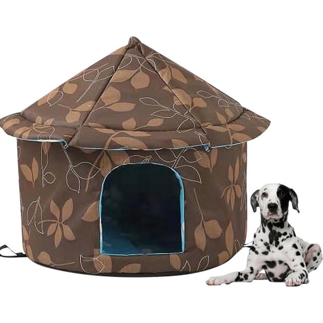 Maison d'Hiver Extérieure Rembourrée et Pliable pour Chats Errants, Abri Pare-Soleil avec Isolation