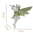 thumbnail image 3 of Décoration de Maison Fée Fleur Statue Flûte Vent Fée Jardin Jardin Artisanat en Résine Décoration, 3 of 5