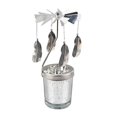 thumbnail image 4 of GUOOL 2Pieces Romantic Rotary Candle Holder Tea Light Holder for Christmas Restaurant StyleS, 4 of 9