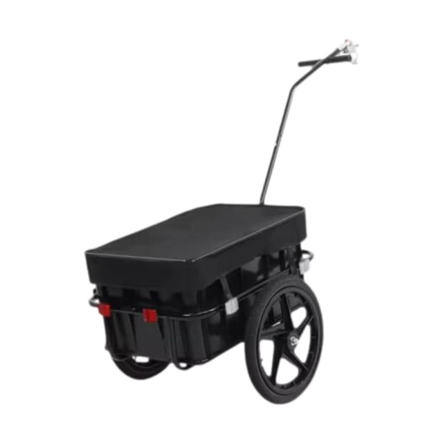 Siruishop Bike Cargo Trailer Bike Trailer Utility Cart for Long Distance Cycling Trips