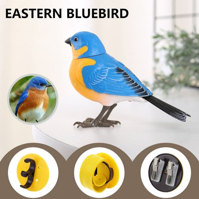 Chok's West Knight Voice-Activated Simulation Bird Induction Toy Gift 12*4.5*8.9CM