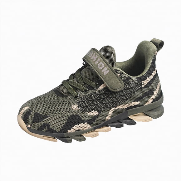 Ymyiu Wide Toddler Shoes Kids Toddler Sneakers Shoes Girls Boys Easy Fasten High Top Walking Canvas Sneaker Size 11.5(Camouflage, Little Kids 11.5)