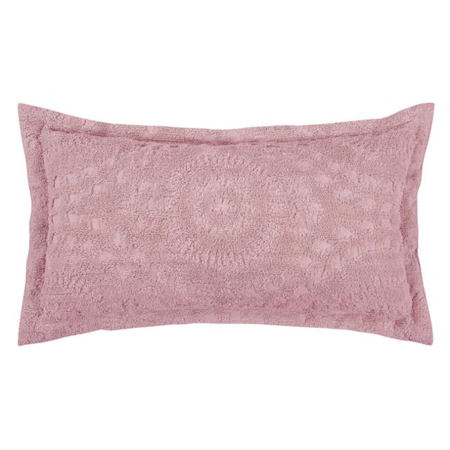 Rio Cotton Pillow Sham, Pink - King Size