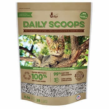 Litière pour Chat en Papier Recyclé Cat Love Daily Scoops