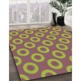 thumbnail image 3 of Ahgly Company Tapis Rectangulaire d'Intérieur Lavable en Machine Vert Transitionnel, 8 Pieds x 10 Pieds, 3 of 7