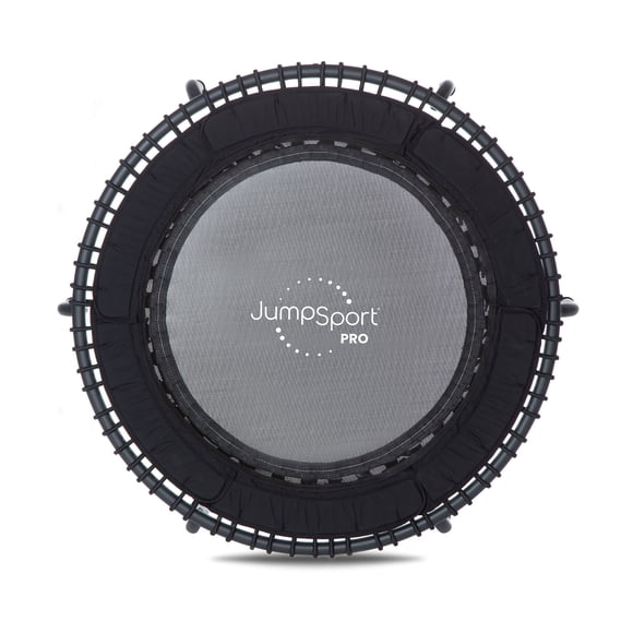 JumpSport 570 PRO Indoor Durable Lightweight 44in Fitness Trampoline, Black