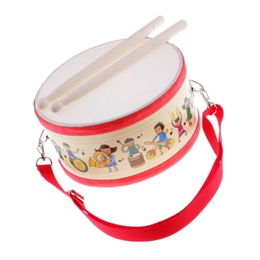 Small Snare Drum with Belt Sticks Set for Children