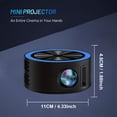thumbnail image 4 of Dvkptbk Mini Projecteur, Projecteur Portable 1080P, Projecteur de Film Extérieur, Projecteur Vidéo Led pour la Maison, Interface Usb et Télécommande, 4 of 5