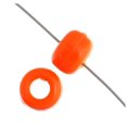 thumbnail image 2 of Plastic Crow Beads Orange Opaque 9mm 1000 Pack, 2 of 3