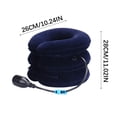 thumbnail image 2 of **Inflatable Neck Traction Device - Portable Cervical Support with Air Pump for Pain Relief, Posture Corrector & Relaxation, Home Office Travel Use, Adjustable Flannel Fleece Design**, 2 of 3