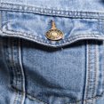 thumbnail image 5 of Men Denim Jacket Solid Color Lapel Button-Down Coat Casual Slim Fit Jacket, 5 of 5