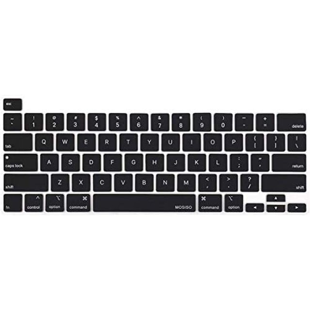 MOSISO Housse de Clavier Compatible avec MacBook Pro 13 Pouces 2020 A2338 M1 A2289 A2251 & MacBook Pro 16 Pouces 2019 A2141