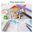 thumbnail image 4 of Yeacher 6 Color Ink Pens Set Retractable Drawing Pens 0.5mm Fine Fiber Tip Pen Lead, 4 of 8