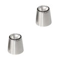 thumbnail image 4 of stanreset Hot Sale 1PC Stainless Icing Piping Nozzle Cream Cake Decorating Pastry Tip Fondant Cake Tools Kitchen Baking Gadgets No.01 2Set, 4 of 6