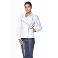 thumbnail image 3 of Ladies Cross Zip Leather Jacket, 3 of 9