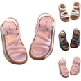 thumbnail image 1 of JDQJBZ Sandales Filles Bout Ouvert Princesse Semelle Souple Été Mode, 1 of 3