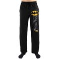 thumbnail image 1 of DC Comics Batman Logo Racing Stripe Mens Nightwear Lounge Sleep Pants, 1 of 7