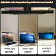 thumbnail image 4 of LED Hanging Light Dimmable Computer Desk Lights 160LM LED Screen Bar 3 Modes Adjustable Table Lamp Study Reading Lighting Tools Offices Dormitory, 4 of 8