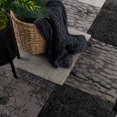 thumbnail image 4 of eRug Outlet Montage Collection Modern Abstract Area Rug Large (8x11 feet) - 7'9" x 10'9", Grey, 4 of 6