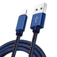 thumbnail image 2 of Baohd 1 Meter Denim Phone Data Charging Cable Replacement for iPhone Replacement for Android Type-C Data Line, 2 of 8
