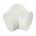 thumbnail image 3 of MYG for PVC Y Shape Ducting Splitter Connector for Extractor Fans Range Hood 150mm White Ventilation Accessories Air Distribution System, 3 of 10