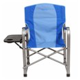 thumbnail image 3 of Kamp-Rite Fauteuil Lounge Portable de Metteur en Scène avec Table d'Appoint, Bleu (Lot de 2), 3 of 6