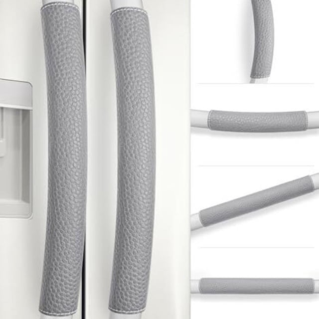 Refrigerator handle protective cover anti-collision sliding door handle cover