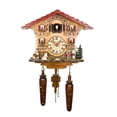 thumbnail image 2 of Quartz Cuckoo Clock Swiss house with music TU 449 QM HZZG, 2 of 4