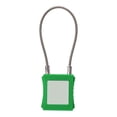 thumbnail image 3 of Lockout Tagout Kit, Robust Heavy Duty Lockout Cable  Compact Insulating Durable 85mm Shackle With 2 Key For Enterprise Management Green, 3 of 8