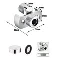 thumbnail image 1 of 40Degree Adjustable Faucet Angled Curved Foot Eccentric Screw Corner Tap Adapter, 1 of 5