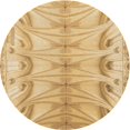 thumbnail image 1 of Ahgly Tapis d'Intérieur Lavable en Machine Carré Transitionnel Brun Cannelle, 3 Pieds Carré, 1 of 7